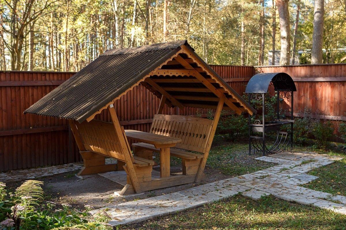 Маленькие беседки до 4 человек с мангалами для уединенного отдыха, фото 4