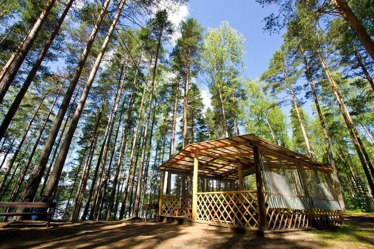 Просторная беседка на 40 человек с панорамным видом на озеро, фото 2