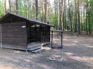 Большая открытая беседка