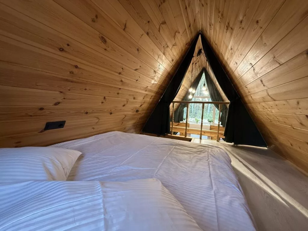 A-frame Green с каменным чаном в Лесогорье (фото 3)
