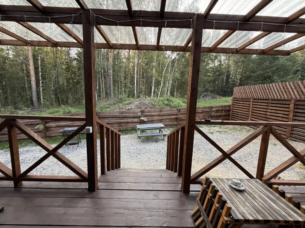 A-frame Green с каменным чаном в Лесогорье (фото 5)