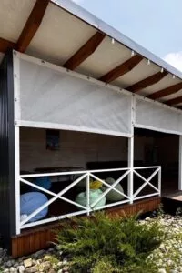 Большая открытая беседка с телевизором до 35 человек