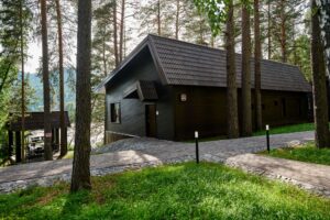 Дом с сауной и панорамой на Катунь до 4 гостей