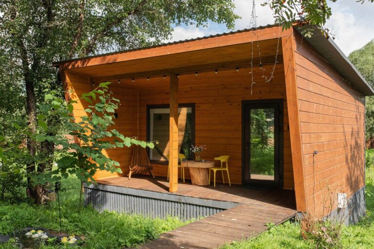 Домики Моне и Кандинского 36 м² с печью-камином для двоих