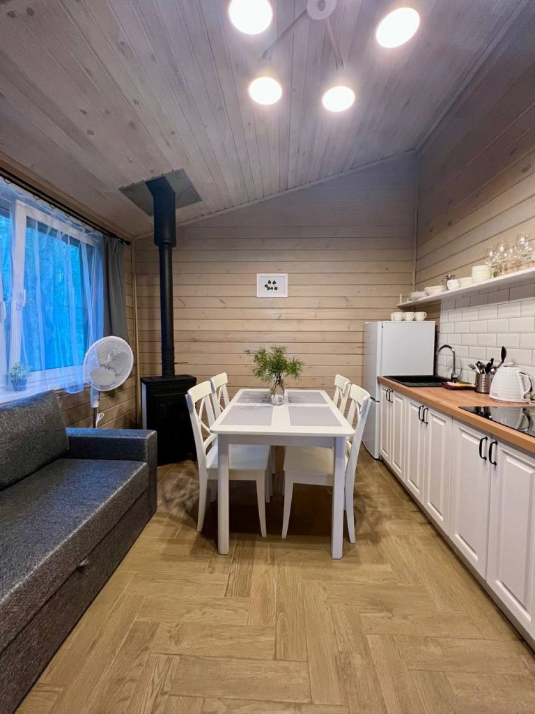Дом «Scandic» с двумя спальнями и дровяным камином на 5 гостей - The Lagom Лосево (фото 5)
