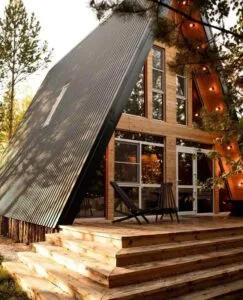 Большой A-frame с тремя спальнями и караоке до 8 гостей
