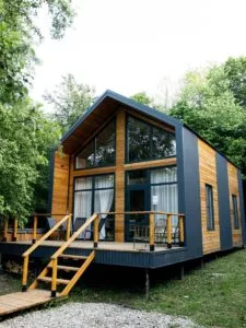 Двухэтажный барнхаус 60 м² с джакузи на террасе до 8 гостей