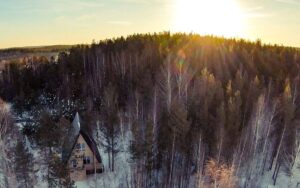 A-frame домики Forest Tale в Дегтярске