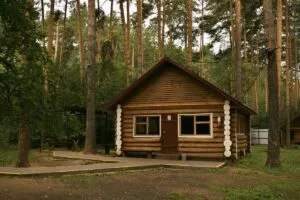 Малая тёплая беседка с камином и мангалом до 20 человек
