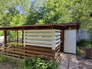 Три тёплые беседки с террасой до 20 человек
