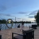 Площадка Беседка на Волге под Казанью, общий вид: терраса над Волгой