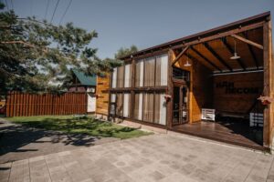 Тёплая беседка «Лофтландия» с отдельным участком до 20 человек