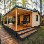 Эко-парк DreamHouse Village в посёлке Красный, общий вид: терраса шале