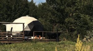 Купол «Сфера 1» со SPA-купелью на дровах до 4 гостей