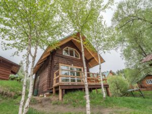Двухэтажный коттедж «Дом на месте Силы» с панорамой на Катунь до 6 гостей