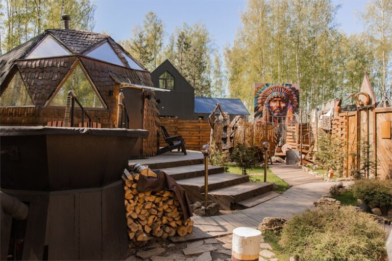 Купольный Дом Предков с баней и чаном до 5 гостей