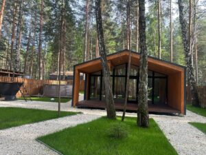 Дом 73 м² с бассейном и чаном у Балтыма до 6 гостей
