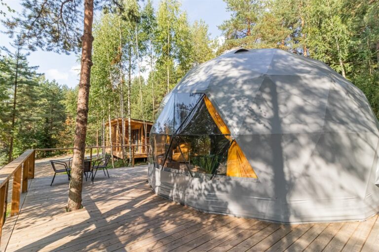 Панорамный купол «Карельский лес» до 4 гостей