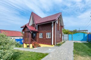 Бревенчатый Дом рыбака для компании, до 8 гостей