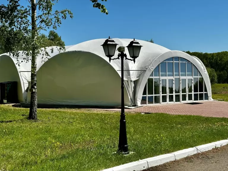 Всесезонный шатёр 430 м² для свадеб и конференций до 350 гостей