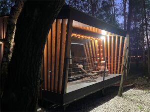 Дом «Мускат» 70 м² с банным чаном и ванной у окна до 4 гостей
