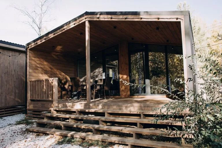 Barn House №1 с крытой террасой до 6 гостей