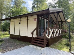 Шале-стандарт для пары, отдельный домик 24 м² до 3 гостей