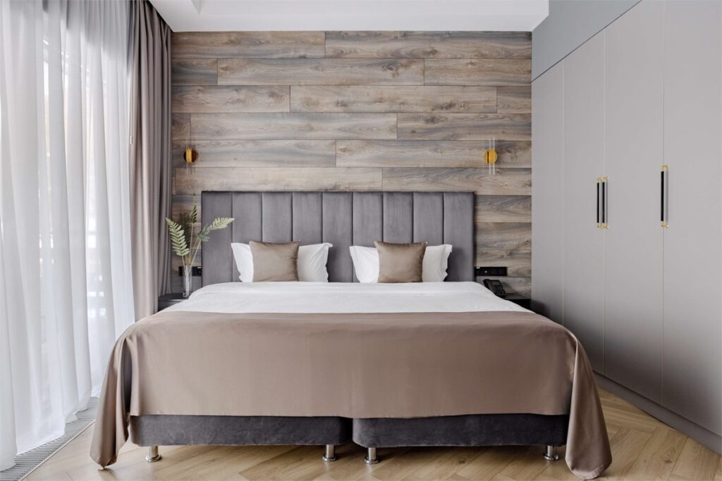Вилла Deluxe с террасой 90 м² и видом на горы до 4 гостей: кровать king size