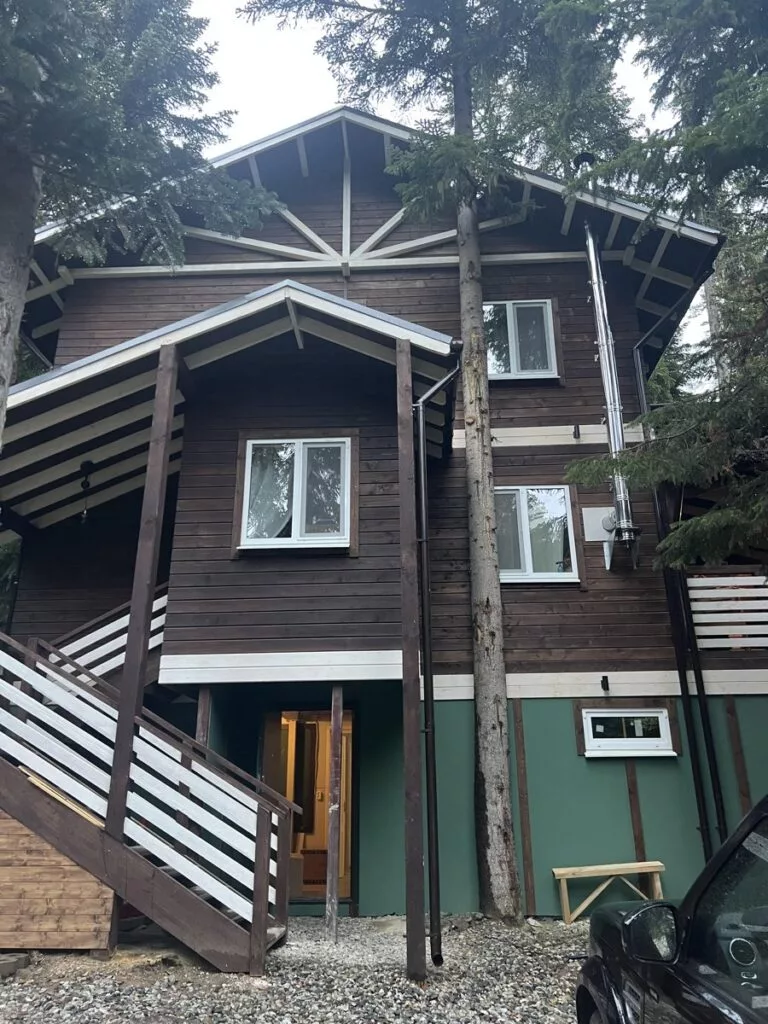 Большое шале 120 м² с камином и четырьмя спальнями до 10 гостей