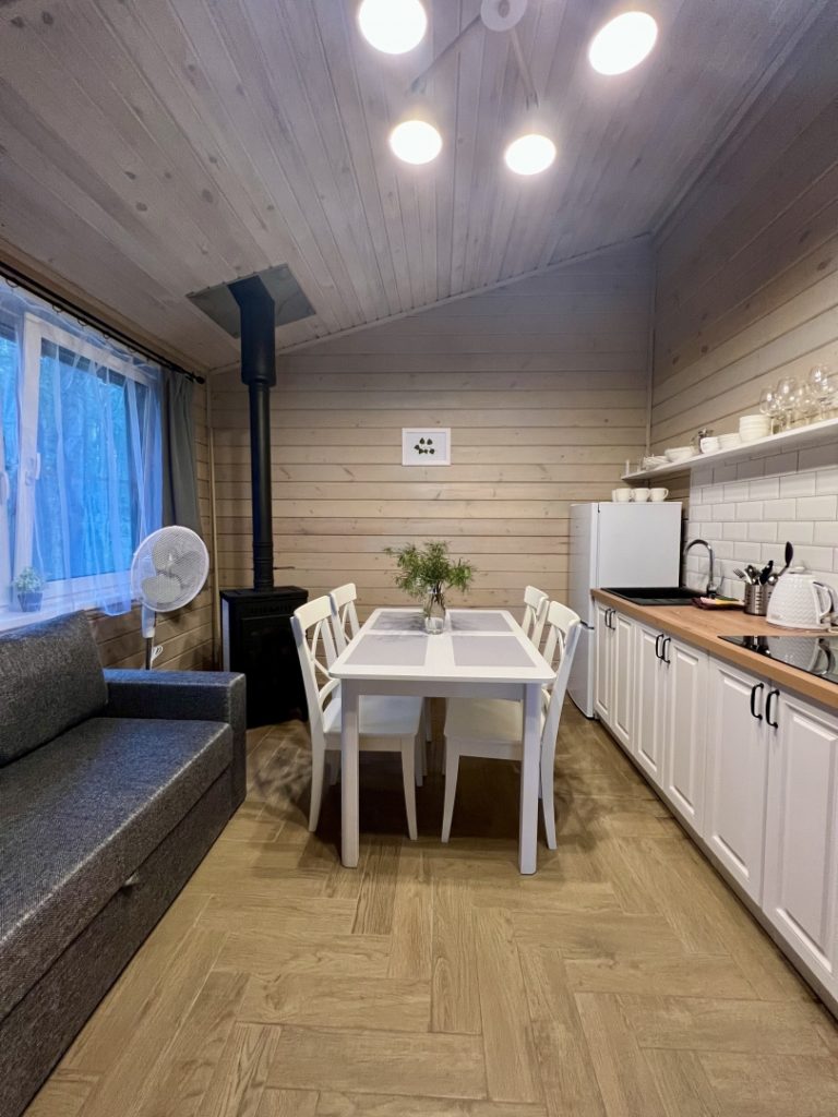 Дом «Scandic» с двумя спальнями и дровяным камином на 5 гостей - The Lagom Лосево (фото 11)