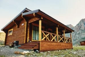 Семейный коттедж из бруса с камином до 4 гостей