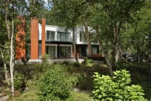 Резиденция 180 м² на два этажа с купелью и тремя спальнями до 10 гостей