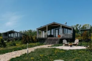 Барнхаус 110 м² с камином и террасой до 6 гостей