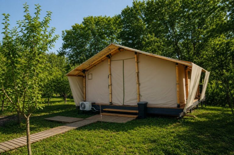 Семейный тент Family-tent 40 м² с гамаком и фурако до 4 гостей