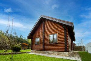 Бревенчатый дом 56 м² с двумя спальнями до 6 гостей