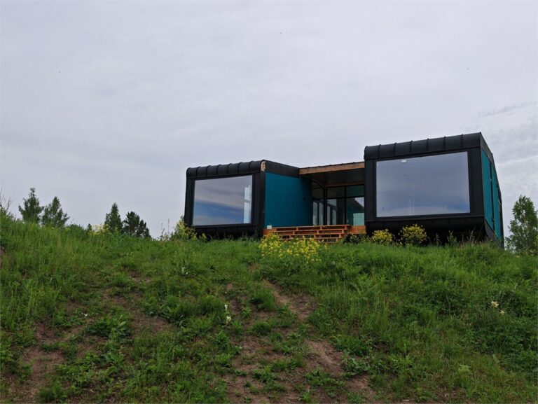 Дом «Катамаран» 74 м² из двух модулей до 6 гостей