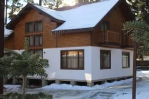 Шале на пять спален с камином, два одинаковых, до 10 гостей
