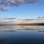 База отдыха Парк Руза у Рузского водохранилища, общий вид: Рузское водохранилище