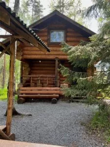 Бревенчатый дом с антресолью и камином, до 6 гостей