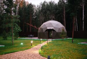 Сфера «Делюкс» 38 м² с мезонином до 4 гостей