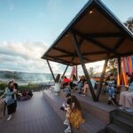 River Club на берегу Оки в Калуге, общий вид: смотровая площадка над Окой