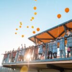 River Club на берегу Оки в Калуге, общий вид: терраса над рекой