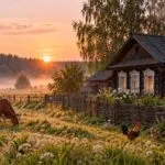 Избинг: где снять русскую избу с печью и баней