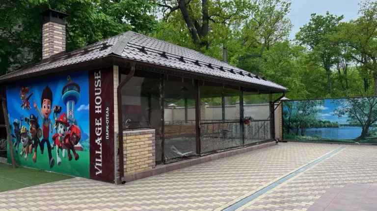 Крытые беседки № 1 и № 2 с мангалом и казаном до 25 человек