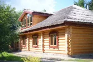 Коттедж «Купеческий» с каминным залом и мансардой до 14 гостей