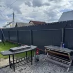 Загородный дом Сити Дача в Тюмени, общий вид: мангальная зона