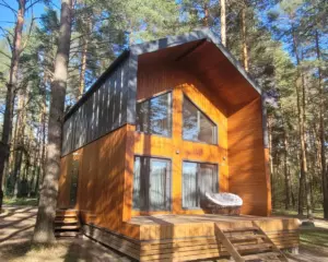 Дом №1: двухэтажная студия 60 м² с террасой до 5 гостей