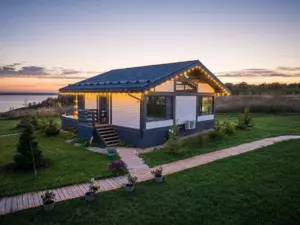 Blue Hill: панорамная вилла 106 м2 с купелью, до 8 гостей