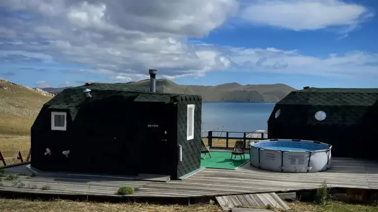 Дом Кусто в виде подводной лодки с ванной до 2 гостей