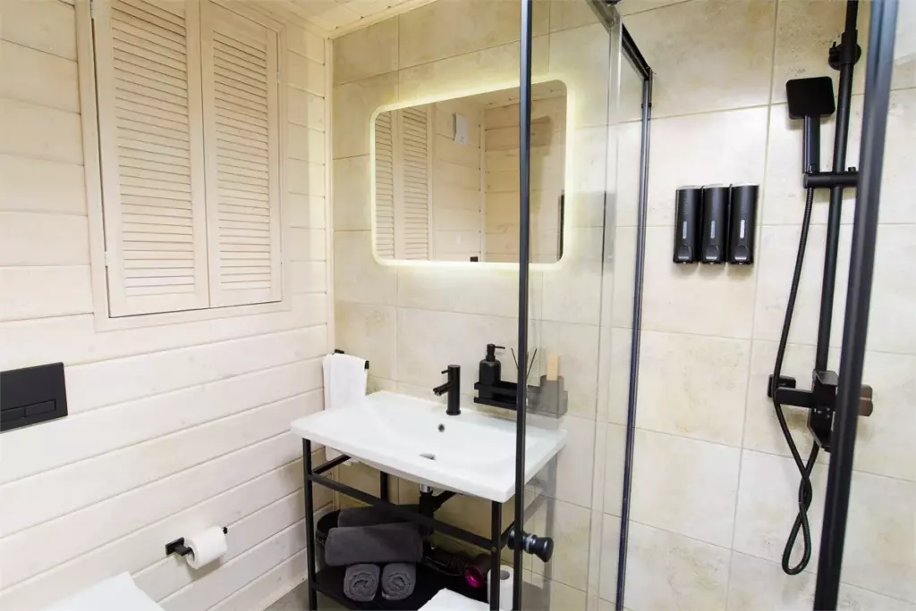 Компактная вилла 40 м² с подогреваемым бассейном до 6 гостей, RED Bridge Resort: ванная